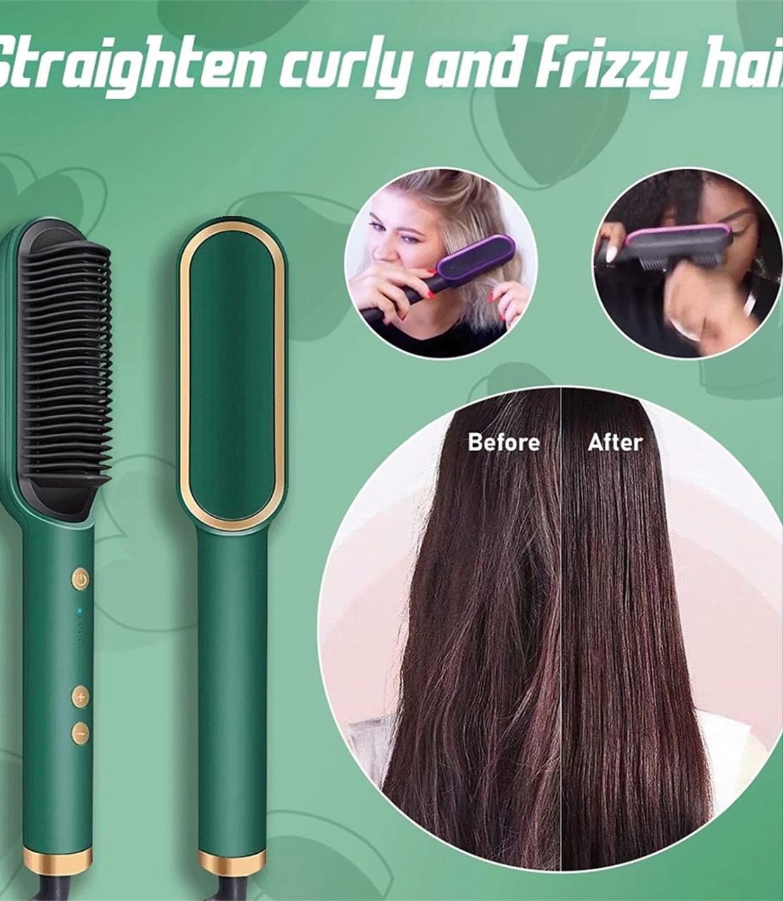 Professional Electric Hair Straightener Comb Brush